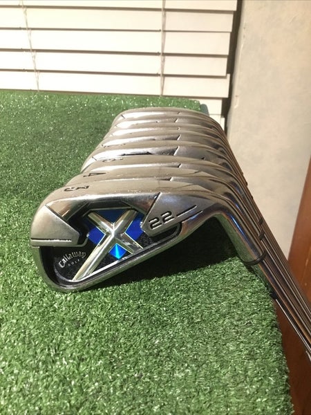 Callaway X-22 Irons Set (3-PW) Uniflex Steel Shafts