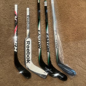 Knee hockey stick collection