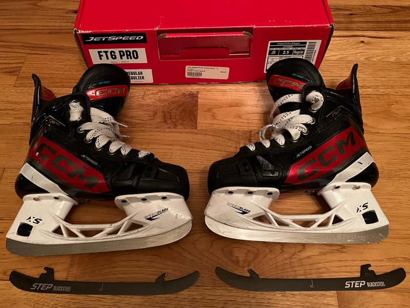 2024 CCM JetSpeed FT6 Pro Hockey Skates Regular Width Size 2.5 (Used)