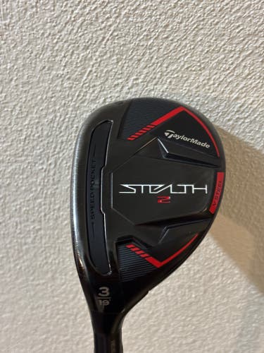 Men's 2023 TaylorMade Stealth 2 Left Hand Hybrid Stiff Flex 3H (Used)