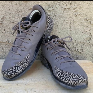 Men's Size M 9.0 (W 10.0) Jordan Golf Shoes (Used) NIKE AIR JORDAN ADG GOLF SHOES AR7995-003 GUNSMOK