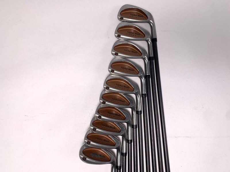TaylorMade Burner Oversize Iron Set 3-PW+GW+SW Bubble S-90 Plus Mens RH