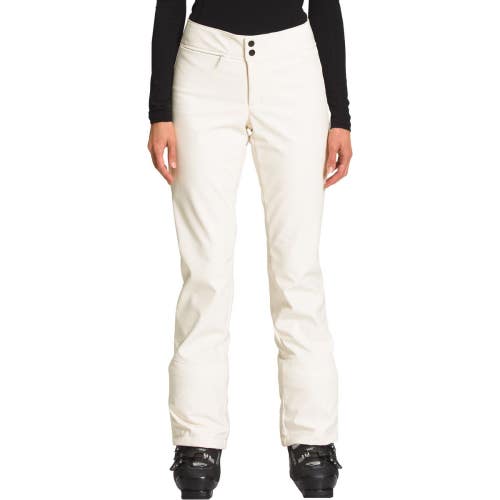 The North Face Apex STH Snow Pants Women Large Gardenia White Bootcut Leg QLW875