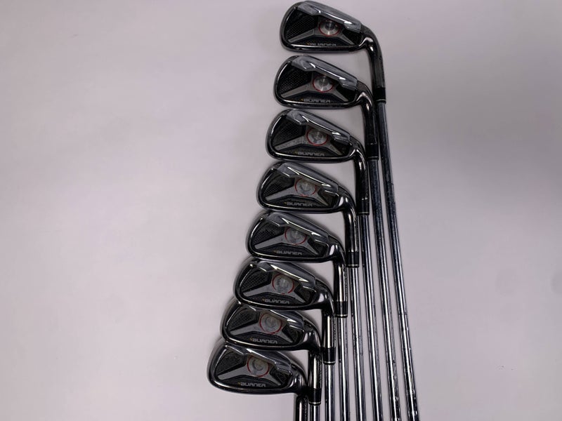 TaylorMade Burner 2009 Iron Set 3-PW Burner Superfast Stiff Steel Mens RH