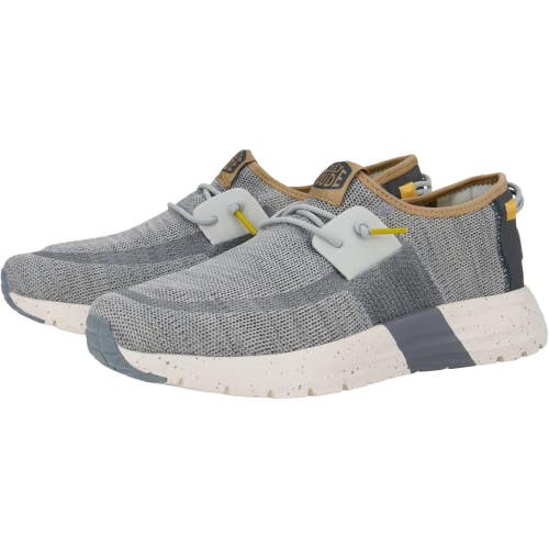 Hey Dude Sirocco Sneakers Men's US 10 Gray Lace Up Comfort Casual Shoes PQ658