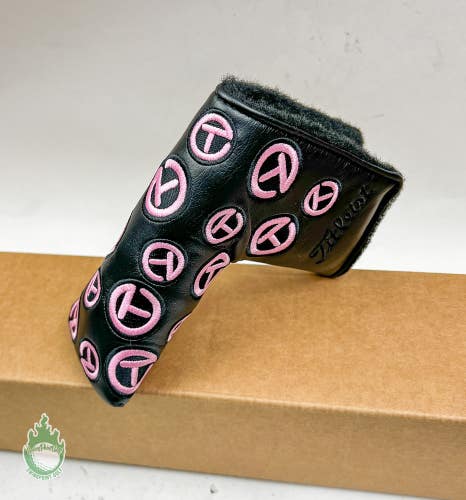 Gently Used Scotty Cameron Circle T Tour Use Only Putter Black & Pink Headcover
