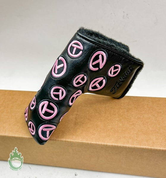 Gently Used Scotty Cameron Circle T Tour Use Only Putter Black & Pink Headcover