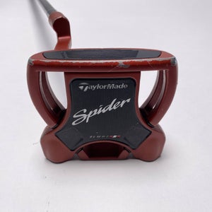 TaylorMade Spider Tour Red L Neck Putter 34" SuperStroke Pistol GTR 1.0 Mens LH