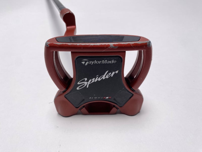 TaylorMade Spider Tour Red L Neck Putter 34" SuperStroke Pistol GTR 1.0 Mens LH