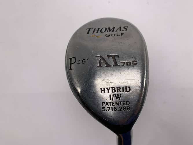 Thomas AT 705 Hybrid Pitching Wedge PW 46* Thomas Golf Senior Graphite Mens RH