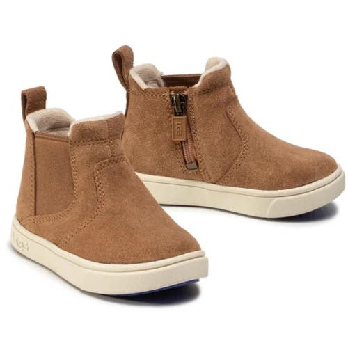UGG Hamden II 1112269T-CHE Boots Toddlers 7 Chestnut Suede Ankle Chelsea PQ662