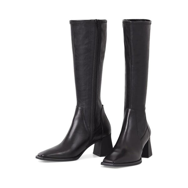 Vagabond Hedda 5602-202-20 Boots Women's US 7 Black Leather Square Toe PQ719
