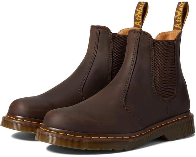 Dr. Martens 2976 27486201 Boots Unisex 7M-8W Brown Leather Ankle Chelsea PQ648