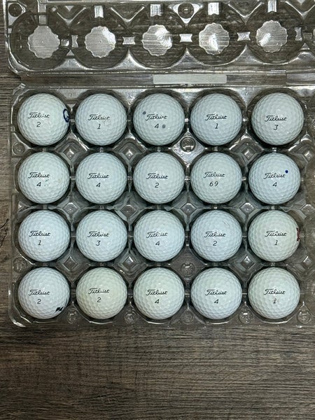 20 Titleist Pro V1 Golf Balls - 4A Good Condition