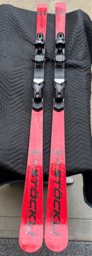Stockli Laser GS FIS 168 cm With Bindings and plates