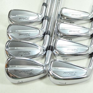 LEFT HANDED Titleist T200 2023 4-PW,48* Iron Set Stiff AMT S300 Steel  # 201779