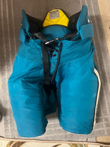 San Jose Sharks Barracuda Teal Senior Large CCM HPTKXP Hockey Pants (Used)