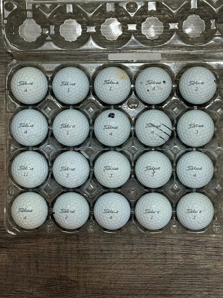 20 Titleist Pro V1x Golf Balls - 4A Good Condition