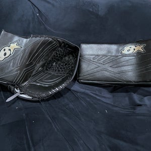 Brians goalie catcher and blocker black great shape new palm