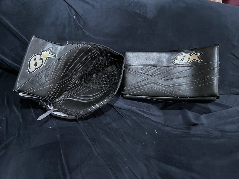 Brians goalie catcher and blocker black great shape new palm