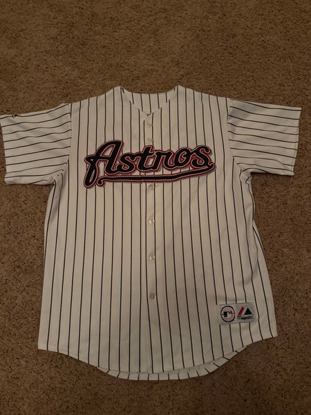 Houston Astros Lance Berkman Vintage Pinstripe Jersey
