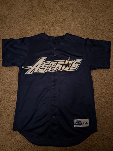 Houston Astros Jeff Bagwell Vintage Gold Star Jersey