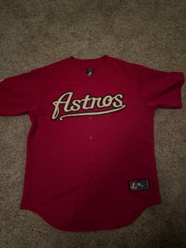 Houston Astros Vintage Brick Red Jersey