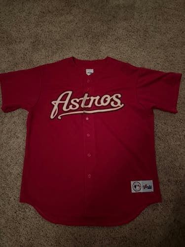 Houston Astros Vintage Brick Red Jersey