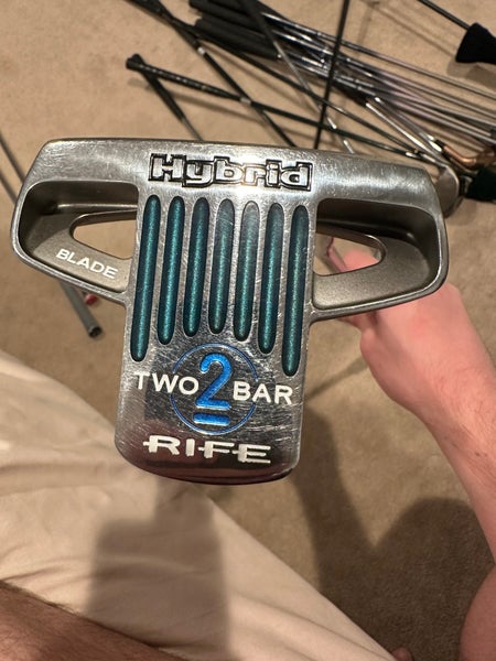 Men's Guerin Rife Two Bar Hybrid Belly Mallet Right Handed Putter Uniflex 25" (Used)