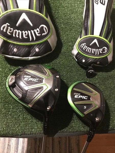 Callaway Ladies GBB Epic Woods Set (Driver & 5 Wood) Diamana M+40 Green Graphite