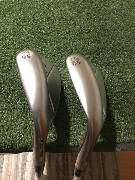 Callaway Left Handed Jaws Raw Full Toe J-Grind Wedge Set SW &LW Wedge Flex Steel