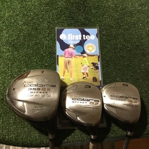King Cobra Ladies SZ Offset Woods Set (D, 3W, 5W) Aldila HM Tour 50g Graphite