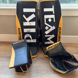 Used 33"  2023 Bauer Hyperlite 2 Regular Goalie Full Set Pro Stock (Used)