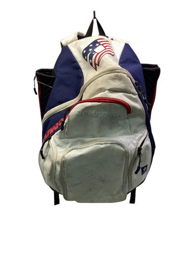 Used Demarini 2 BAT BACKPACK BB/SB Player Backpack White 11347-S000256078