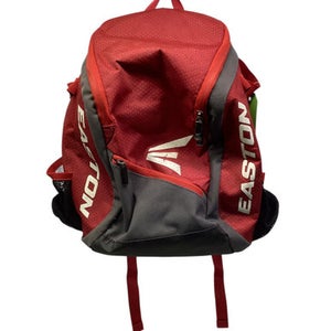 Used Easton 2  BAT BAG BB/SB Player Backpack Red 11347-S000256077