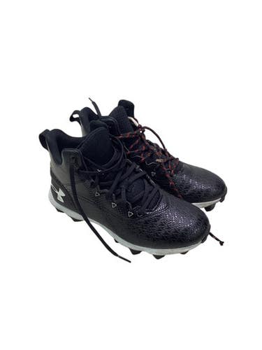 Used Under Armour Adult FB Cleats Black Senior 4 11347-S000256071