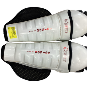 Used CONTAK SG1500 Senior Shin Guards White 15" 11613-S000168419
