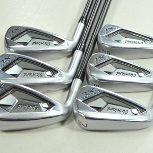 LEFT HANDED Cleveland Zipcore XL 5-PW Iron Set Senior Flex 60g Graphite # 203209