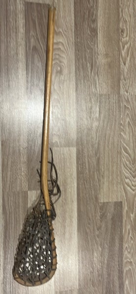 traditional full wooden lacrosse stick Adult Stick