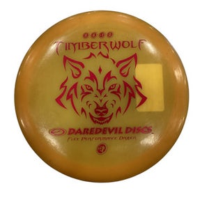 Used DAREDEVIL TIMBERWOLF Disc Golf Driver Orange 11884-S000053085