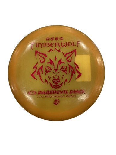 Used DAREDEVIL TIMBERWOLF Disc Golf Driver Orange 11884-S000053085