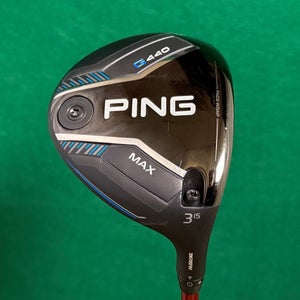 Ping G440 MAX 15 3 Fairway Wood Denali Red 6.0 60g Graphite Stiff w/HC