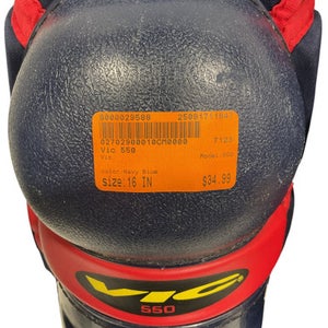 Used Vic 550 Senior Shin Guards Navy Blue 16" 11847-S000029588
