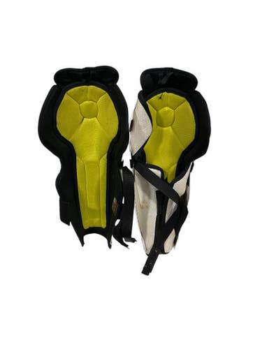 Used CCM TACKS 1052 Senior Shin Guards White 14" 11847-S000029590