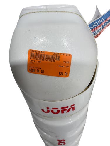 Used Jofa JDP Senior Shin Guards White 14" 11847-S000029587