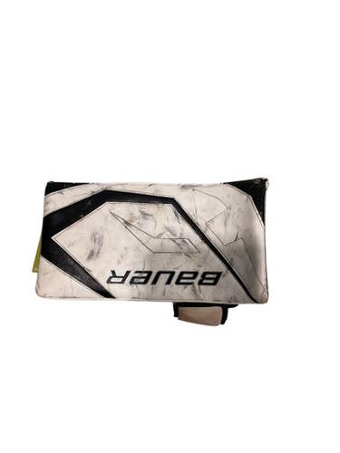 Used Bauer SUPREME Senior Goalie Blocker White 11847-S000029579