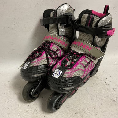 Used Schwinn ABEC 5 ADJ 1-4 Junior Rec Fitness Skates Pink Adjustable 11855-S000191500