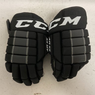 Used CCM 4RII Senior Gloves Black 14" 11855-S000191504
