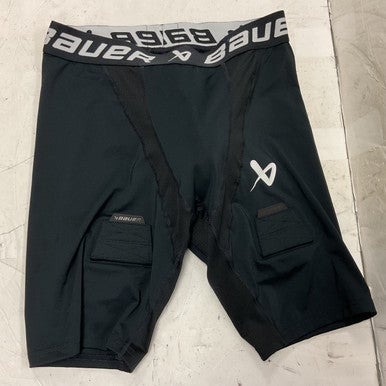 Used Bauer PERFORMANCE COMP JOCK SHORTS Senior Hockey Bottom LG 11855-S000191481