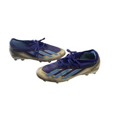 Used Adidas Soccer Cleats Royal Blue And Gold Junior 05.5 11760-S000082341